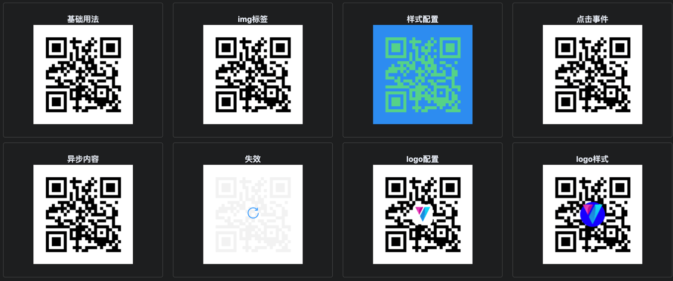 Qrcode 二维码组件